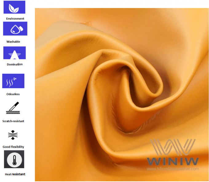 ソファーのための耐久ののどWINIW Microfiberの革